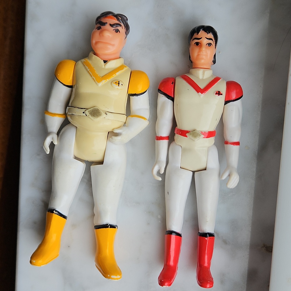 Vintage 1984 Voltron Lion Force pilot action figures
